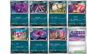 Marnie’s Pokemon Card Lot x8 – Destined Rivals – Morpeko Spikemuth Gym - Picture 1 of 1