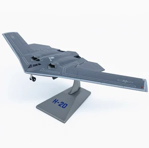 New 1/72 Scale Chinese PLA H-20 Long-range Bomber Diecast Metal Gray Model - Picture 1 of 5