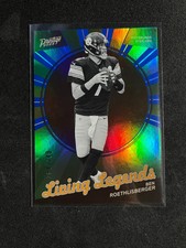 2023 Panini Prestige Living Legends BEN ROETHLISBERGER Blue Parallel #'d 184/249