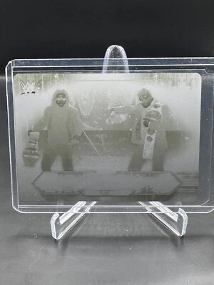 2021 WWE!  THE MIZ & JOHN MORRISON!  YELLOW PRINTING PLATE!  1/1! - Image 1 of 2