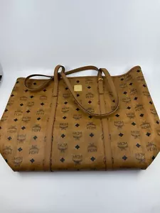 MCM Toni Small Visetos Shopper Tote Bag - GENUINE - Picture 1 of 7