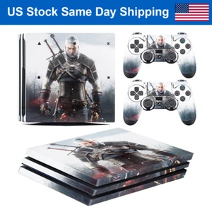 Fashion Vinyl Decal Cover Skin Sticker for Sony PS4 Pro Console + 2 Controller - Picture 1 of 9