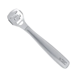 Cepillo de córnea cepillo longitudinal mango liso córnea cuidado de los pies acero inoxidable + 10 cuchillas - Imagen 1 de 5