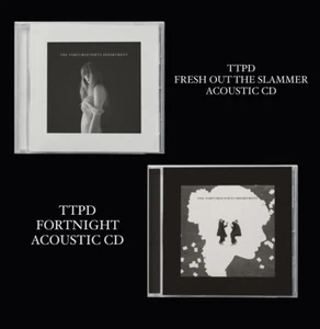 ⭐️ Taylor Swift TTPD CD Fresh out the Slammer FORTNIGHT Acoustic FREE GIFT - Foto 1 di 6