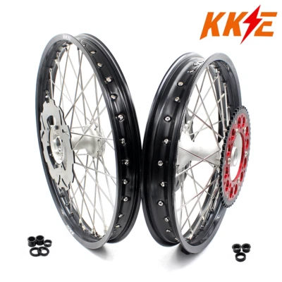 Llantas con radios KKE 21/19 MX para HONDA CR125R 1998-2001 CR250R 1997-2001 FUNDIDAS Foto 1 de 4