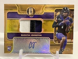 Quentin Johnston /25 Gold Standard RPA, 2023 Panini Chronicles Draft Picks