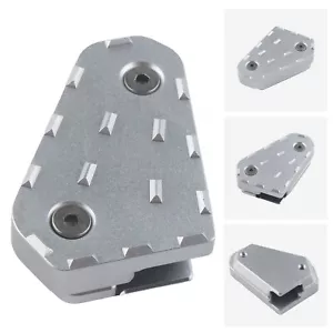 Rear Brake Enlarge Foot Peg Pad Extender For Multistrada 950S 1200 1260 Silver - Picture 1 of 8