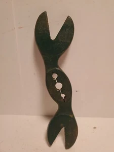 Vintage Alligator Open End Wrench Green - Picture 1 of 3