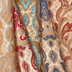 Spade Damask Chenille Upholstery Brocade Jacquard 58/59" Fabric By The Yard - Picture 1 of 6