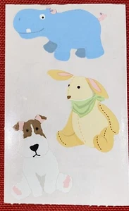 NEW Mrs. Grossman's Stickers STUFFED ANIMALS 2005 Retired Stickers by the Yard - Imagen 1 de 3