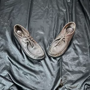 Vintage Clark’s Brown Leather Moccasin Loafers 8.5 - Picture 1 of 6