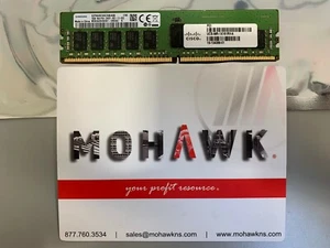 Cisco 16GB DDR4-2400-MHz RDIMM/PC4-19200/single rank/x4/1.2v UCS-MR-1X161RV-A - Picture 1 of 2