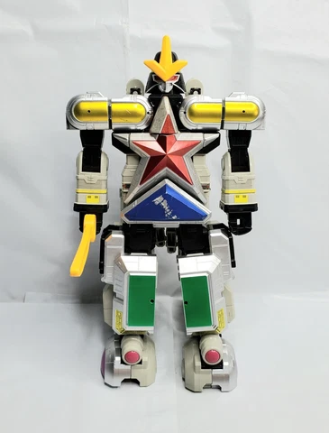 Vintage 1996 Power Rangers Zeo Deluxe Super Zeo Megazord Bandai Nearly Complete Cover