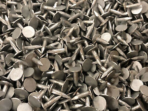 13mm CLOUT NAILS FELT ROOF GALVANISED ROOFING EXTR LARGE HEAD