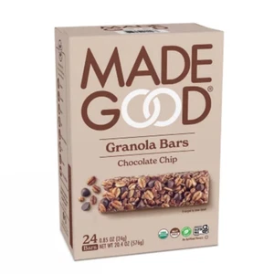 Madegood Chocolate Chip Bars, 0.85 Oz., 24 Pk. - Picture 1 of 12