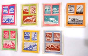 Sinclair Dinosaurier Briefmarken für Album 1935 - Bild 1 von 8