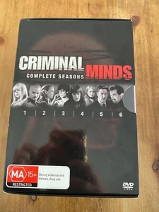 RARE CRIMINAL MINDS SEASONS 1-6 TV SERIES BOX SET LIKE NEW MYSTERY SUSPENSE - Picture 1 of 3