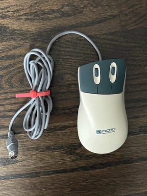 Vintage Micro Innovations 4 Button Mechanical Trackball Mouse PS/2 - Image 1 of 4