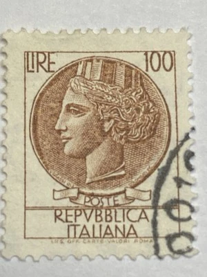 Repvbblica Italiana Lire 100 Postage Stamp - Image 1 of 2