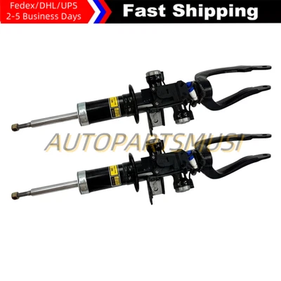 2x Front Shock Absorbers w/EDC For BMW F01 F02 F07 F10 F11 535i 550i 750i xDrive - Image 1 of 4