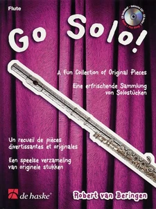 Go Solo for Flute A Fun Collection Sheet Music De Haske Play-Along Book CD Pack - Picture 1 of 1