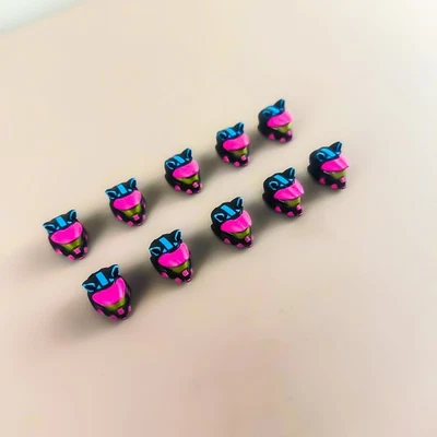 10pcs Mega Construx Bloks Halo Cat Head Replacement Accessory Building Model - Image 1 of 4
