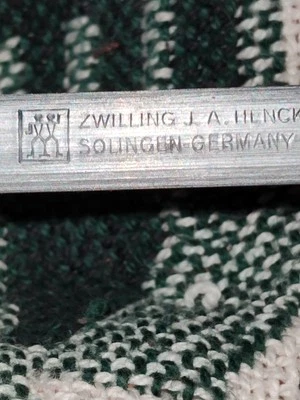 Zwilling J.A. Afilador de cuchillos Henckels afilador varilla de acero 12"/18" Solingen Alemania Foto 1 de 4