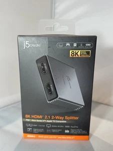 J5create 8k Hdmi 2.1 2-way Splitter - Picture 1 of 3