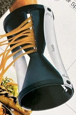 Veggie Spiral Slicer GEFU Original Hand Held with Safety Grip Push-Cap - Image 1 of 4