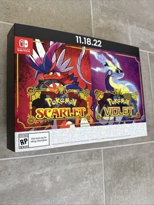Pokémon Scharlachrotes Koraidon Violet Miraidon Nintendo Store Display Promo Poster 12x9 - Bild 1 von 20