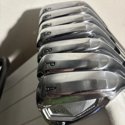 Planchas Srixon ZXi5 fibra de acero i95 grafito, flexión regular, 5-AW Foto 1 de 4