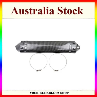 Carbon Exhaust Pipe Protector Heat Shield Cover Guard For KTM 250 300 EXC TPI - image 1 of 4