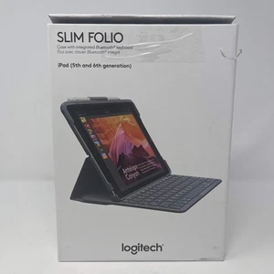 Logitech Slim Folio Bluetooth Keyboard For Ipad 920-009052 - Picture 1 of 5