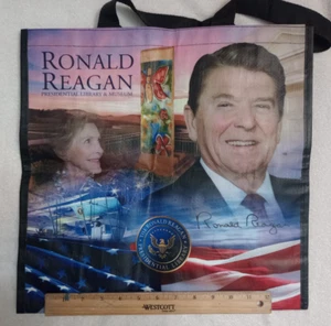 Ronald Reagan Presidential Library & Museum Bookbag / Grocery Tote Bag Mint - Picture 1 of 19
