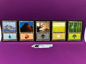 MTG Alternate Art Basic Land Set of 5 Portal 1 Simplified Chinese *CCGHouse* - Picture 1 of 23