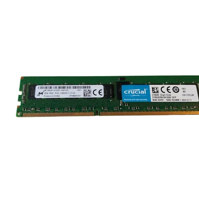 Micron 8GB ECC PC3L-12800R Reg Server Ram MT18KSF1G72PZ - ECC FOR SERVERS - Image 1 of 2