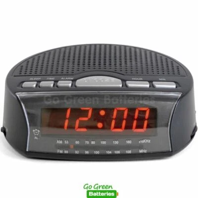 Lloytron AM/FM Radio Alarm Clock LED Display Bedside with Sleep Timer and Snooze - Image 1 of 4