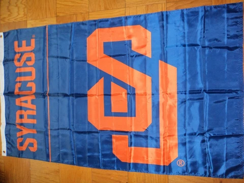 Syracuse University 3' x 5' Nylon Flag (Used) Cover