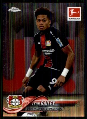 2018 Topps Chrome Bundesliga Leon Bailey Bayer 04 Leverkusen #38 - Image 1 of 2