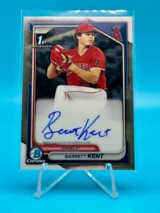 Bowman 2024 cromo #CPA-BK Barrett Kent primer auto Los Angeles Angels - Imagen 1 de 2
