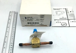 Emerson Refrigerant Solenoid Valve Less Coil 100RB 2S2 1/4” ODF 047503 NIB - Picture 1 of 5