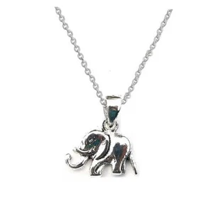 925 Sterling Silver Elephant Necklace Earrings Girls Women Birthday Mothers Day - Picture 1 of 10