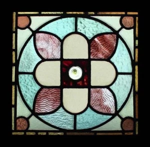 Rare Amazing Victorian English Antique Stained Glass Window - Picture 1 of 1