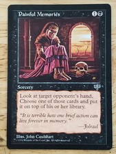 1x MTG Magic The Gathering Painful Memories [Mirage] Collectible Trading Card
