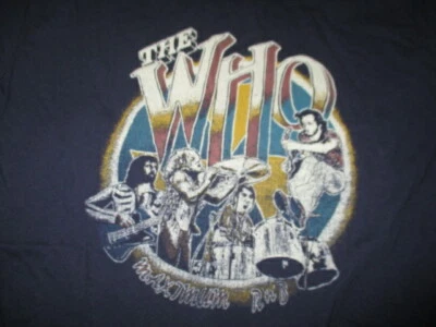 Retro The WHO "Maximum Rock 'n' Blues" Concert Tour (LG) T-Shirt PETE TOWNSHEND - Image 1 of 4