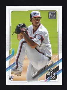 Topps Serie 1 #231 2021 Dane Dunning RC SP impresión corta variación de imagen de novato - Imagen 1 de 3
