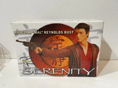 Malcolm "Mal" Reynolds Bust Serenity Di Diamond Select Toys 2007 - Immagine 1 di 3