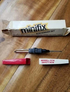 Destornillador minifix MERRELL DOW SAFETY AHORA en caja original NUEVO DE LOTE ANTIGUO - Imagen 1 de 3