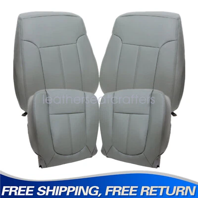 For 2011-2016 Ford F250 XL W/T Driver & Passenger Bottom & Top Seat Cover - Gray Foto 1 de 4