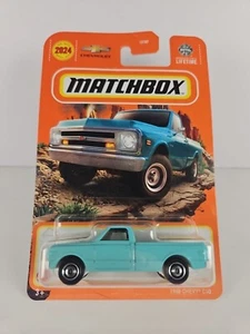 MATCHBOX 2024 #19 GREEN 68 CHEVROLET 1968 CHEVY C10 1/2 TON PICKUP TRUCK - Picture 1 of 2